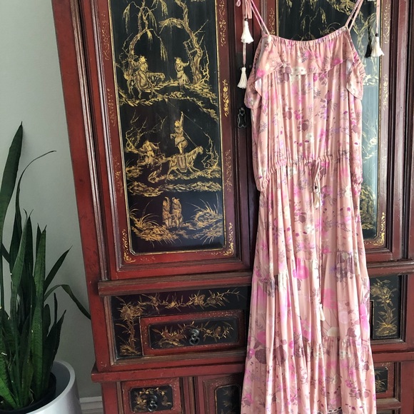 Spell & the Gypsy Wild Bloom Strappy Gown L - Picture 2 of 7